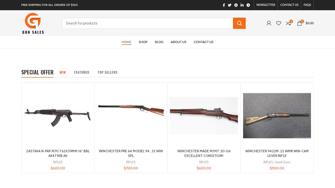 Gun Sales - Buy firearms online